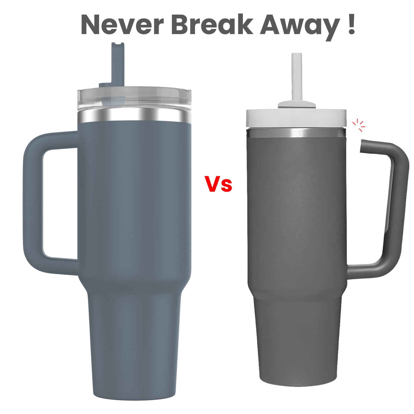 enem Tumbler, Ocean Haze, Tumbler with Inbuilt Straw, Sipper, with Lid Leak Proof, 1 Metal Ice Cube & 1 Copper Spring (Tamba), Mug Travel, 1.2L