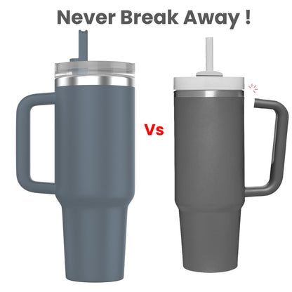 enem Tumbler, Ocean Haze, Tumbler with Inbuilt Straw, Sipper, with Lid Leak Proof, 1 Metal Ice Cube & 1 Copper Spring (Tamba), Mug Travel, 1.2L