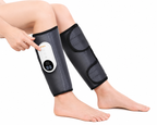 enem Leg Massager for Circulation, Air Compression Calf Massager with Heat, 3 Massage Modes & 3 Intensity Levels, Adjustable Leg Wraps for Muscle Relaxation, Foot & Calf Massage, (Pair, Black)