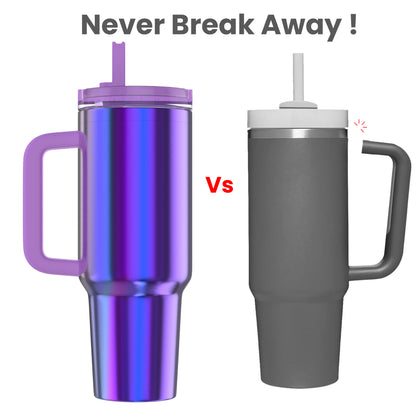 enem Tumbler, Unicorn Glow, Tumbler with Inbuilt Straw, Sipper, with Lid Leak Proof, 1 Metal Ice Cube & 1 Copper Spring (Tamba), Mug Travel, 1.2L