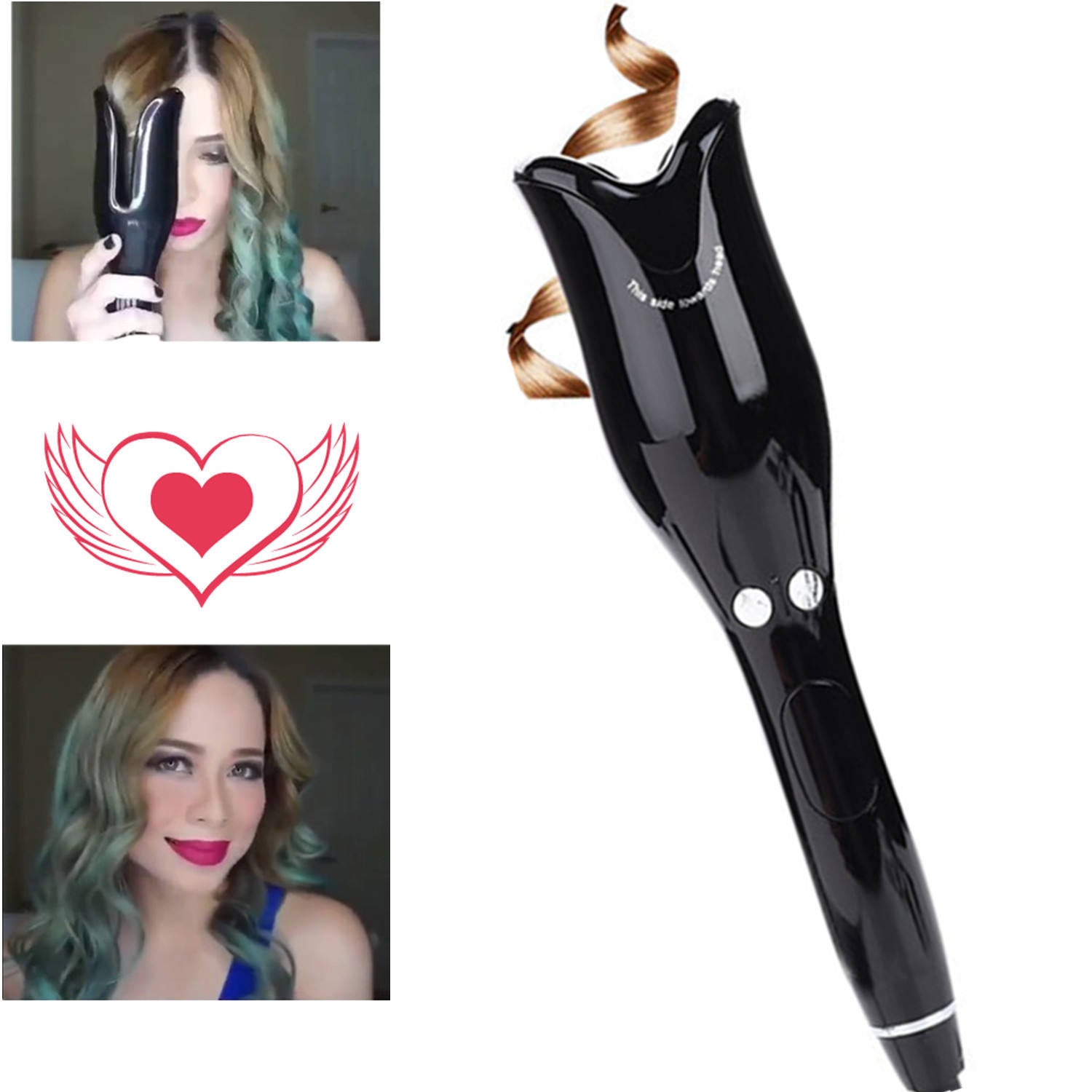 Enem Automatic Hair Curler Black