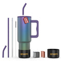 ENEM Stainless Steel Insulated Tumbler 1200ml – Leakproof Travel Mug | Midnight Aurora