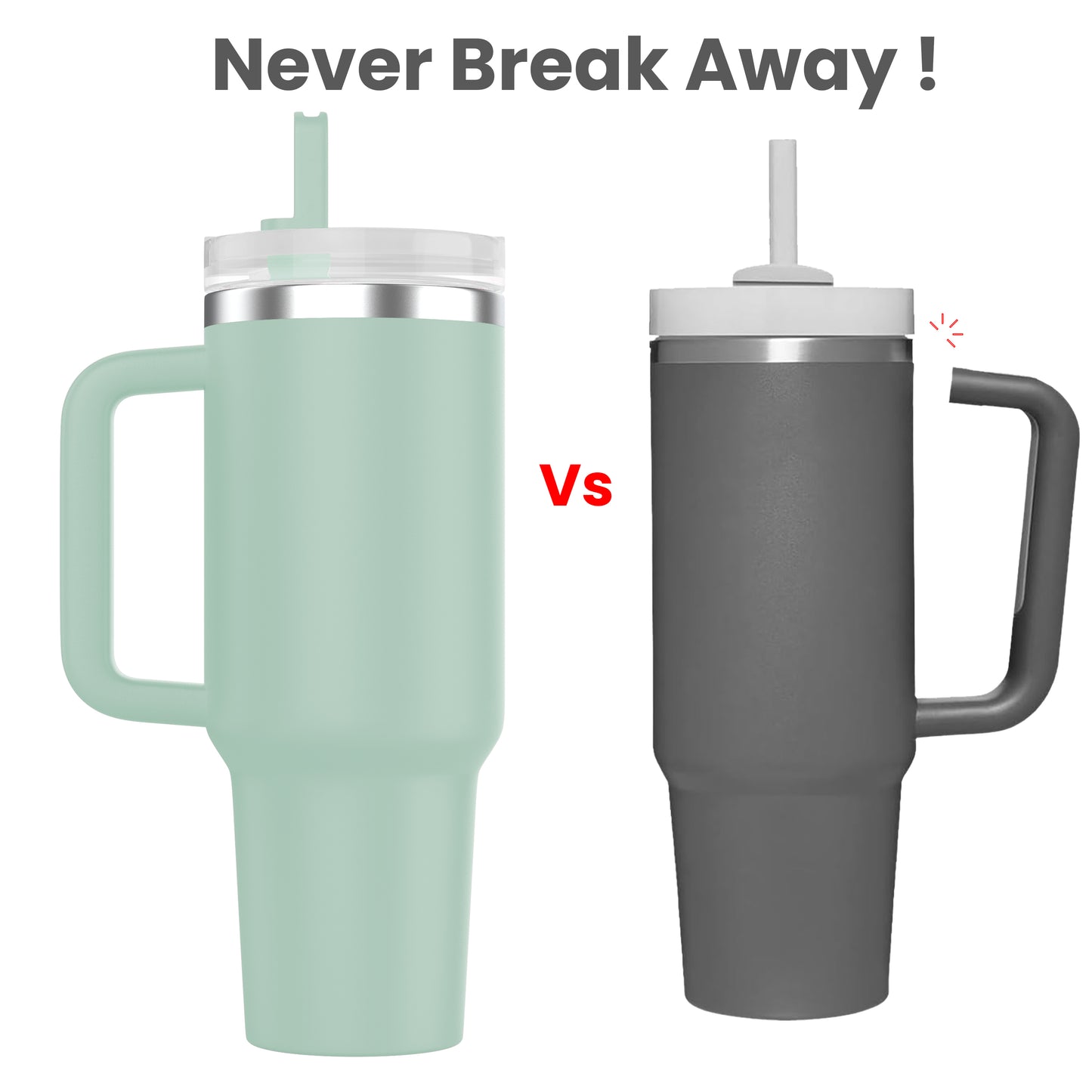 enem Tumbler, Matcha Mood, Tumbler with Inbuilt Straw, Sipper, with Lid Leak Proof, 1 Metal Ice Cube & 1 Copper Spring (Tamba), Mug Travel, 1.2L