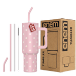 ENEM Stainless Steel Insulated Tumbler 1200ml –  Travel Mug | Petal Pink Pop | Without Accessories