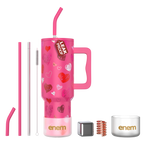 ENEM Stainless Steel Insulated Tumbler 1200ml – Leakproof Travel Mug | Lovestruck
