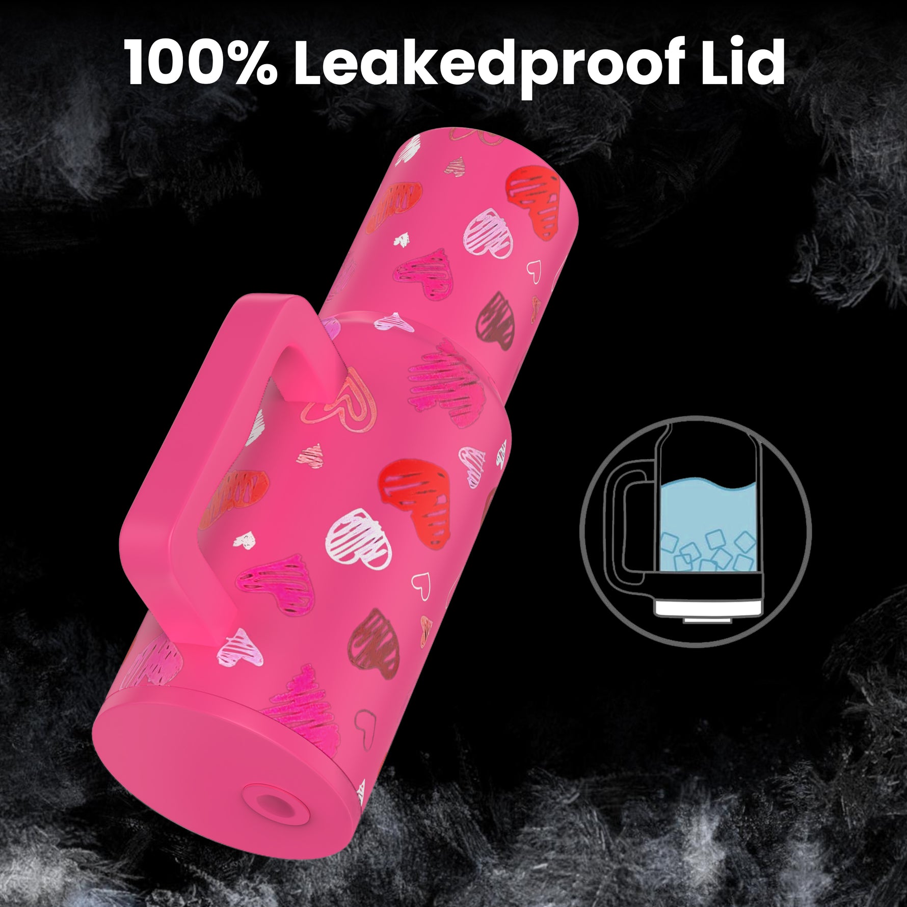ENEM Stainless Steel Insulated Tumbler 1200ml –Travel Mug | Lovestruck | Without Accesories