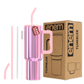 ENEM Stainless Steel Insulated Tumbler 1200ml – Leakproof Travel Mug | Electric Rose | Without Accesories