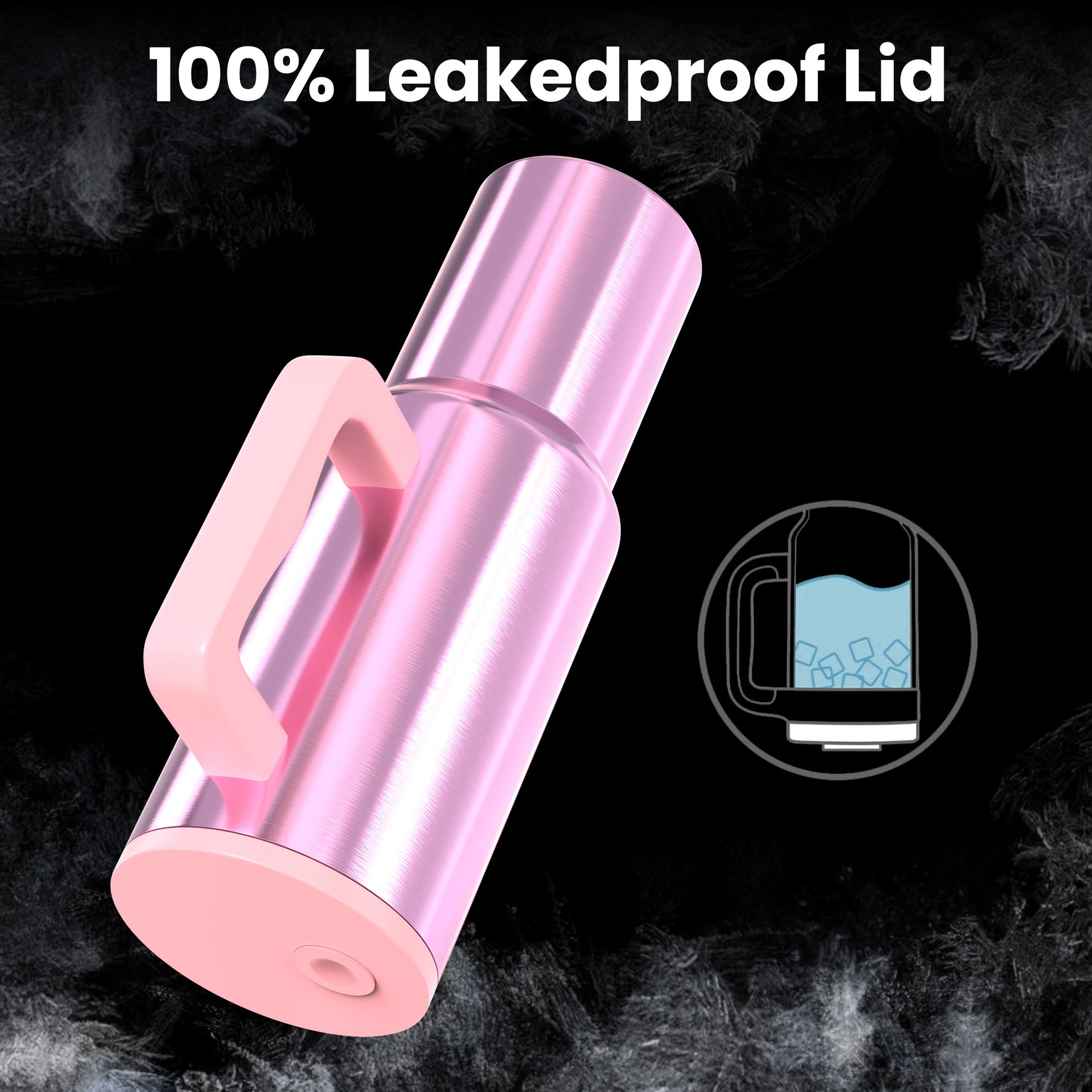 ENEM Stainless Steel Insulated Tumbler 1200ml –  Travel Mug | Electric Rose | Without Accesories
