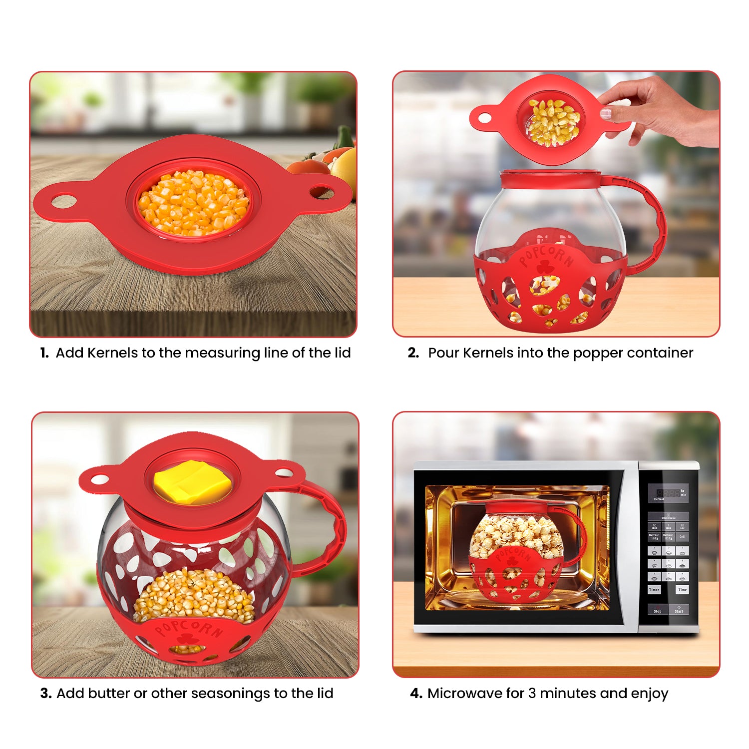 Enem Microwave Popcorn Maker