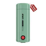 Enem Portable Electric Kettle 350ml, Mini Travel Kettle Food Grade Stainless Steel, Double Wall Insulation, Auto Shut-Off & Dry Boil Protection, Office, Travel & Home, Sage Green