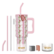ENEM Stainless Steel Insulated Tumbler 1200ml – Travel Mug | Rosewood Romance