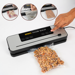 ENEM Vacuum Sealer Machine for Packing with Cutter, with 2 Year Warranty from enem, Sealing Machine for Food Packets, 65kpa Automatic Dry & Wet Air Packet Sealer Machine, With Free 20 Vacuum Pouches