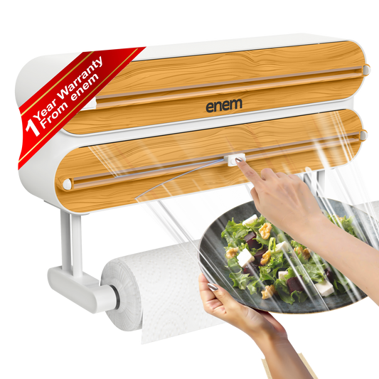 Enem 3 in 1 Cling Wrap Dispenser with Cutter