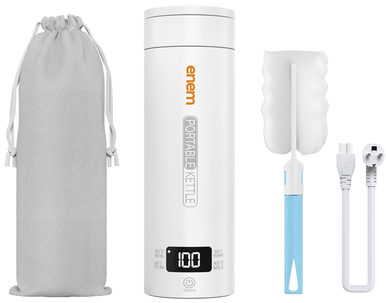ENEM Kettle, Electric Kettle, 450ml, With 1 Year warranty from Enem, kettle for hot water, For Office & Travel