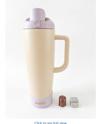 enem Vanilla Latte Inbuilt Straw Tumbler